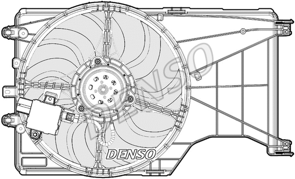Radiatoriaus ventiliatorius DENSO DER20001