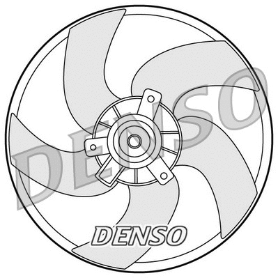 Radiatoriaus ventiliatorius DENSO DER21011
