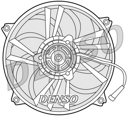 Radiatoriaus ventiliatorius DENSO DER21014