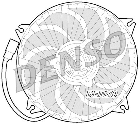 Radiatoriaus ventiliatorius DENSO DER21017