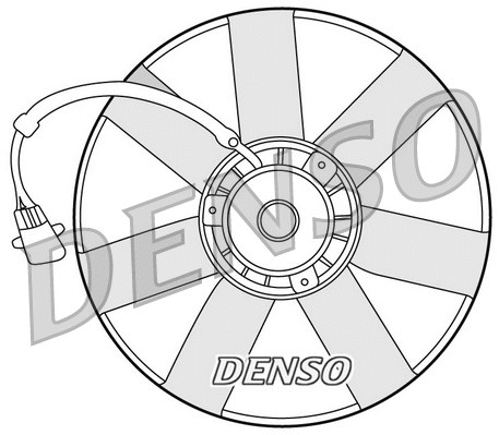 Radiatoriaus ventiliatorius DENSO DER32002