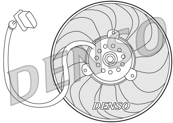 Radiatoriaus ventiliatorius DENSO DER32004