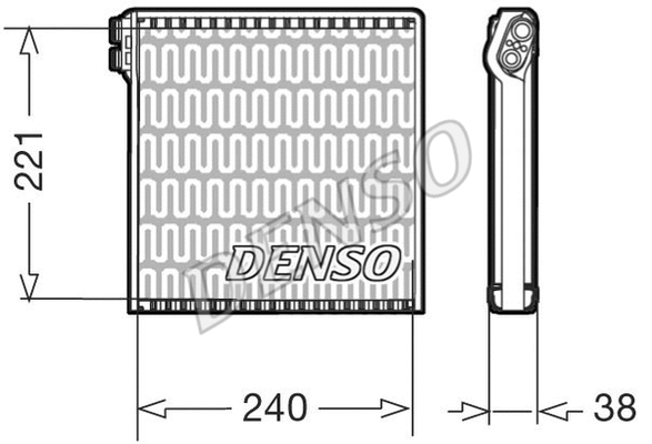 Oro kondicionieriaus garintuvas DENSO DEV09102