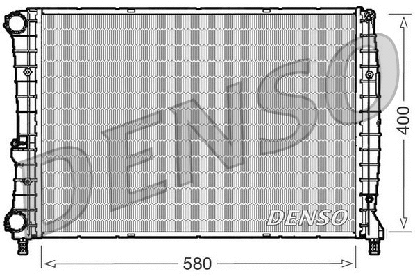 Variklio aušinimo radiatorius DENSO DRM01002