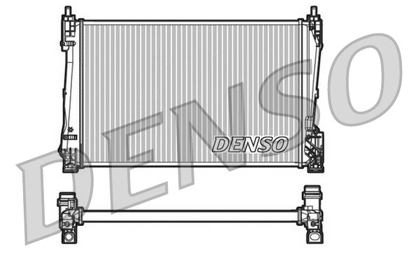 Variklio aušinimo radiatorius DENSO DRM20090