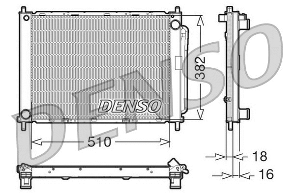 Aušintuvo modulis DENSO DRM23100