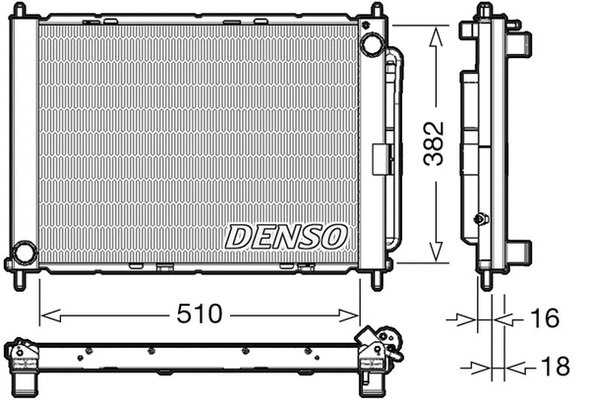 Aušintuvo modulis DENSO DRM23104