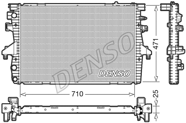 Variklio aušinimo radiatorius DENSO DRM32039