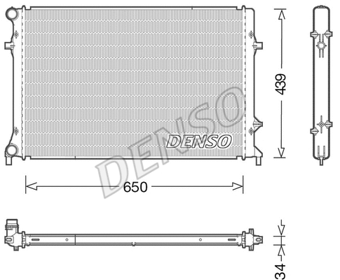 Variklio aušinimo radiatorius DENSO DRM32042