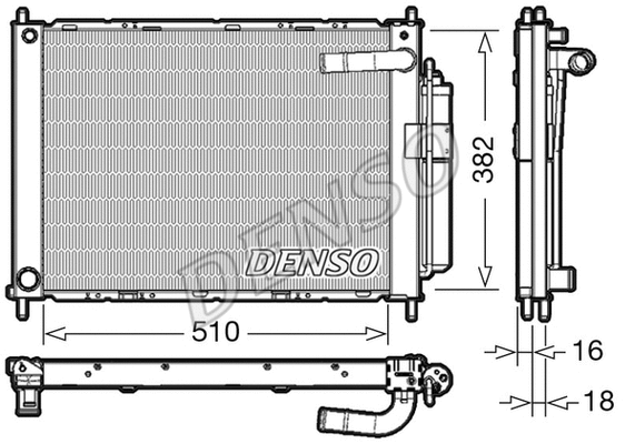 Aušintuvo modulis DENSO DRM46101