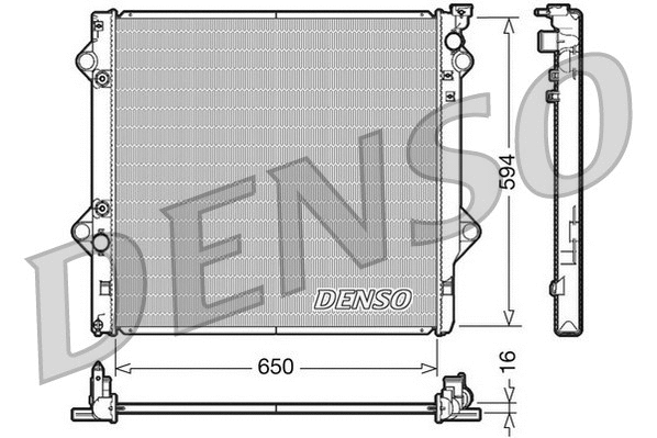 Variklio aušinimo radiatorius DENSO DRM50036