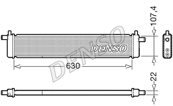Variklio aušinimo radiatorius DENSO DRM51013