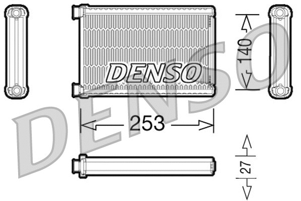 Salono radiatorius DENSO DRR05005