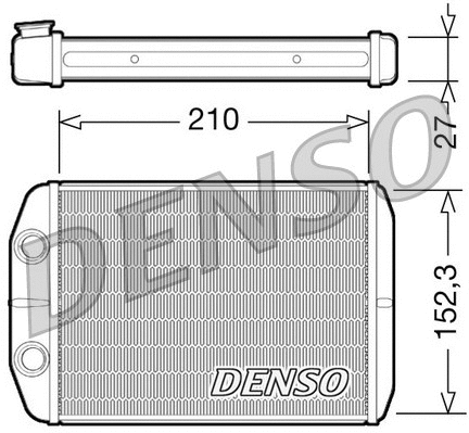 Salono radiatorius DENSO DRR09073