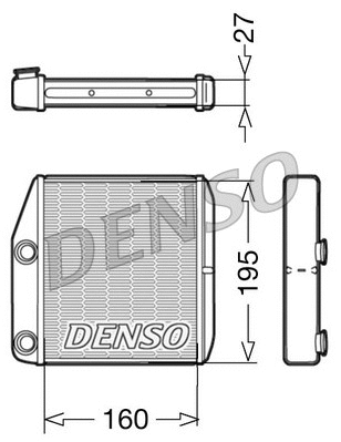 Salono radiatorius DENSO DRR09075
