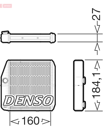 Salono radiatorius DENSO DRR09076