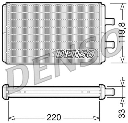 Salono radiatorius DENSO DRR12007