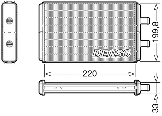 Salono radiatorius DENSO DRR12016