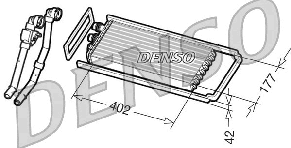 Salono radiatorius DENSO DRR12101