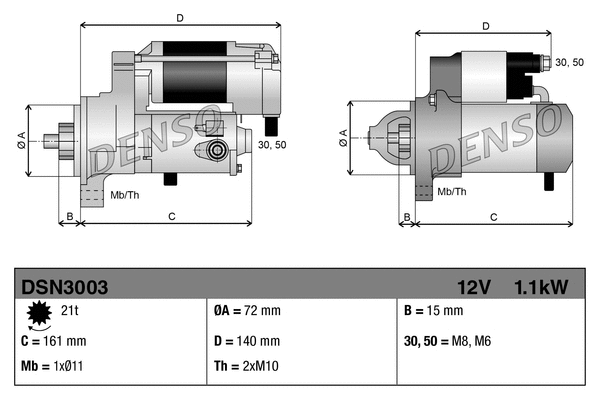 Starteris DENSO DSN3003