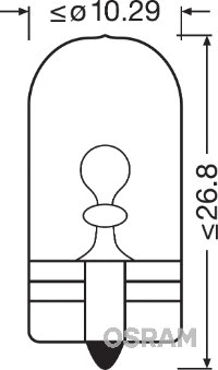 Indikatoriaus lemputė ams-OSRAM 2827DC-02B