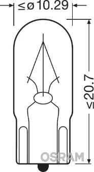 Salono apšvietimo lemputė ams-OSRAM 2840