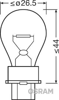Indikatoriaus lemputė ams-OSRAM 3156