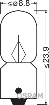 Salono apšvietimo lemputė ams-OSRAM 3796