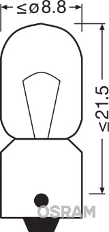 Salono apšvietimo lemputė ams-OSRAM 3860