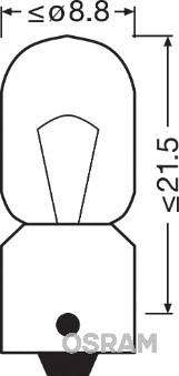 Indikatoriaus lemputė ams-OSRAM 3930