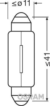 Salono apšvietimo lemputė ams-OSRAM 6413
