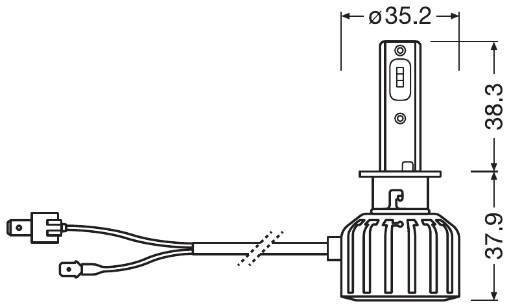 Prožektoriaus lemputė ams-OSRAM 64150DWNB-2HFB