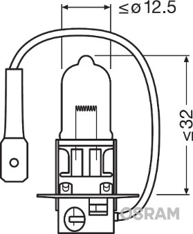 Prožektoriaus lemputė ams-OSRAM 64151