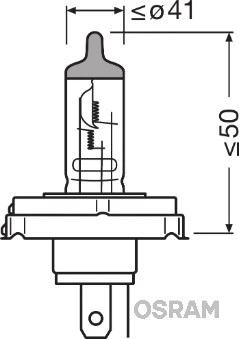 Prožektoriaus lemputė ams-OSRAM 64183