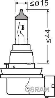 Rūko žibinto lemputė ams-OSRAM 64219L+