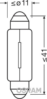Salono apšvietimo lemputė ams-OSRAM 6429