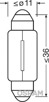Salono apšvietimo lemputė ams-OSRAM 6461