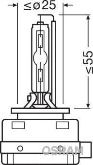 Prožektoriaus lemputė ams-OSRAM 66140CLC