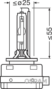 Prožektoriaus lemputė ams-OSRAM 66150