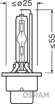 Prožektoriaus lemputė ams-OSRAM 66240