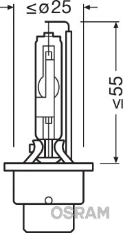 Prožektoriaus lemputė ams-OSRAM 66250
