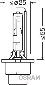 Prožektoriaus lemputė ams-OSRAM 66450