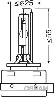 Prožektoriaus lemputė ams-OSRAM 66548