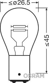 Indikatoriaus lemputė ams-OSRAM 7537