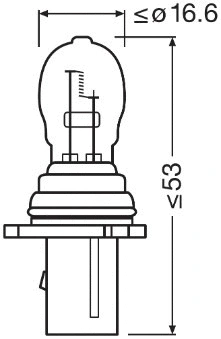 Stovėjimo žibinto lemputė ams-OSRAM 828