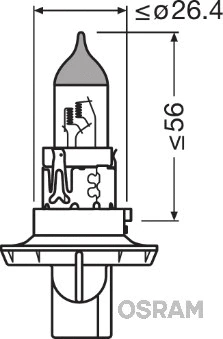 Prožektoriaus lemputė ams-OSRAM 9008
