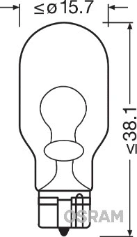 Indikatoriaus lemputė ams-OSRAM 921