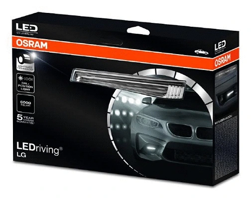 Dienos metu naudojamų šviesų komplektas ams-OSRAM LEDDRL102