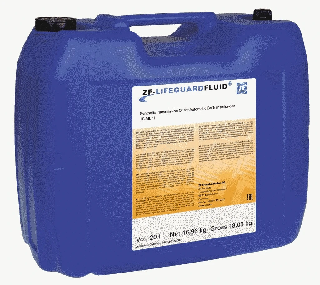 Automatinės pavarų dėžės alyva ZF S671.090.172