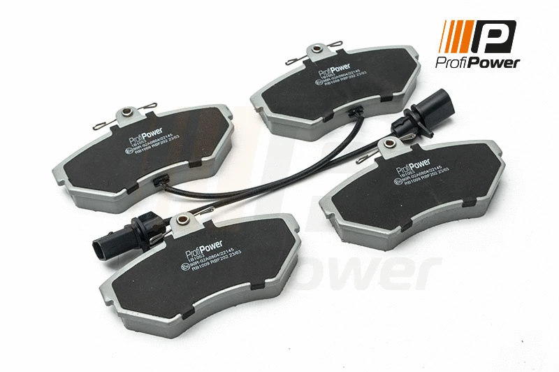 Diskinių stabdžių trinkelių rinkinys ProfiPower 1B1053